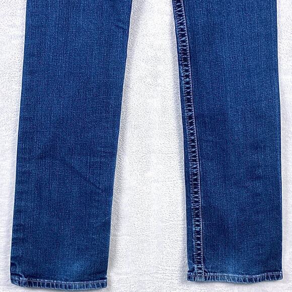 Ariat M7 Rocker Straight Jeans Men 30x36 (30x34) Salton Faded Whiskered Western - Picture 8 of 14